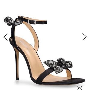 EVERYTHING MUST GO | Mach & Mach
110mm Wonder Tulip satin sandals